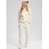 imageG Gradual Hoodies for Women Oversized Fleece Sweatshirt with Pocket Loose Fit Casual Athletic Workout PulloverBeige