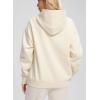 imageG Gradual Hoodies for Women Oversized Fleece Sweatshirt with Pocket Loose Fit Casual Athletic Workout PulloverBeige