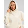 imageG Gradual Hoodies for Women Oversized Fleece Sweatshirt with Pocket Loose Fit Casual Athletic Workout PulloverBeige