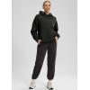 imageG Gradual Hoodies for Women Oversized Fleece Sweatshirt with Pocket Loose Fit Casual Athletic Workout PulloverBlack