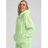 imageG Gradual Hoodies for Women Oversized Fleece Sweatshirt with Pocket Loose Fit Casual Athletic Workout PulloverLight Green