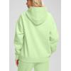imageG Gradual Hoodies for Women Oversized Fleece Sweatshirt with Pocket Loose Fit Casual Athletic Workout PulloverLight Green