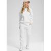 imageG Gradual Hoodies for Women Oversized Fleece Sweatshirt with Pocket Loose Fit Casual Athletic Workout PulloverWhite