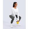 imageG Gradual Long Sleeve Workout Tops for Women Quick Dry Lightweight Running Athletic Shirts with Zip Pocket Moisture WickingA White