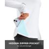 imageG Gradual Long Sleeve Workout Tops for Women Quick Dry Lightweight Running Athletic Shirts with Zip Pocket Moisture WickingA White