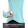 imageG Gradual Long Sleeve Workout Tops for Women Quick Dry Lightweight Running Athletic Shirts with Zip Pocket Moisture WickingAqua