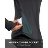 imageG Gradual Long Sleeve Workout Tops for Women Quick Dry Lightweight Running Athletic Shirts with Zip Pocket Moisture WickingBlack