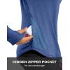 imageG Gradual Long Sleeve Workout Tops for Women Quick Dry Lightweight Running Athletic Shirts with Zip Pocket Moisture WickingBlue