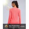 imageG Gradual Long Sleeve Workout Tops for Women Quick Dry Lightweight Running Athletic Shirts with Zip Pocket Moisture WickingDark Pink