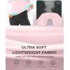 imageG Gradual Long Sleeve Workout Tops for Women Quick Dry Lightweight Running Athletic Shirts with Zip Pocket Moisture WickingHeather Light Red