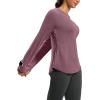 imageG Gradual Long Sleeve Workout Tops for Women Quick Dry Lightweight Running Athletic Shirts with Zip Pocket Moisture WickingPurple