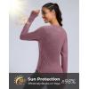 imageG Gradual Long Sleeve Workout Tops for Women Quick Dry Lightweight Running Athletic Shirts with Zip Pocket Moisture WickingPurple
