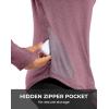 imageG Gradual Long Sleeve Workout Tops for Women Quick Dry Lightweight Running Athletic Shirts with Zip Pocket Moisture WickingPurple
