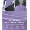 imageG Gradual Long Sleeve Workout Tops for Women Quick Dry Lightweight Running Athletic Shirts with Zip Pocket Moisture WickingSunset Purple
