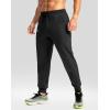imageG Gradual Mens Fleece Joggers with Zipper Pockets Winter Warm Pants Water Resistant Athletic Workout Gym Sweatpants for MenBlack
