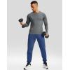 imageG Gradual Mens Fleece Joggers with Zipper Pockets Winter Warm Pants Water Resistant Athletic Workout Gym Sweatpants for MenBlue