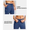 imageG Gradual Mens Fleece Joggers with Zipper Pockets Winter Warm Pants Water Resistant Athletic Workout Gym Sweatpants for MenBlue