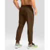 imageG Gradual Mens Fleece Joggers with Zipper Pockets Winter Warm Pants Water Resistant Athletic Workout Gym Sweatpants for MenBrown