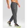 imageG Gradual Mens Fleece Joggers with Zipper Pockets Winter Warm Pants Water Resistant Athletic Workout Gym Sweatpants for MenCharcoal