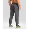 imageG Gradual Mens Fleece Joggers with Zipper Pockets Winter Warm Pants Water Resistant Athletic Workout Gym Sweatpants for MenCharcoal