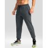 imageG Gradual Mens Fleece Joggers with Zipper Pockets Winter Warm Pants Water Resistant Athletic Workout Gym Sweatpants for MenDark Grey