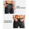 imageG Gradual Mens Fleece Joggers with Zipper Pockets Winter Warm Pants Water Resistant Athletic Workout Gym Sweatpants for MenGrey Camo