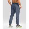 imageG Gradual Mens Fleece Joggers with Zipper Pockets Winter Warm Pants Water Resistant Athletic Workout Gym Sweatpants for MenHeather Dusty Blue