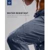 imageG Gradual Mens Fleece Joggers with Zipper Pockets Winter Warm Pants Water Resistant Athletic Workout Gym Sweatpants for MenHeather Dusty Blue