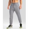 imageG Gradual Mens Fleece Joggers with Zipper Pockets Winter Warm Pants Water Resistant Athletic Workout Gym Sweatpants for MenLight Grey