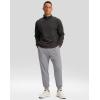 imageG Gradual Mens Fleece Joggers with Zipper Pockets Winter Warm Pants Water Resistant Athletic Workout Gym Sweatpants for MenLight Grey