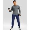 imageG Gradual Mens Fleece Joggers with Zipper Pockets Winter Warm Pants Water Resistant Athletic Workout Gym Sweatpants for MenNavy