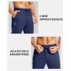 imageG Gradual Mens Fleece Joggers with Zipper Pockets Winter Warm Pants Water Resistant Athletic Workout Gym Sweatpants for MenNavy