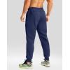 imageG Gradual Mens Fleece Joggers with Zipper Pockets Winter Warm Pants Water Resistant Athletic Workout Gym Sweatpants for MenNavy