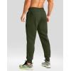 imageG Gradual Mens Fleece Joggers with Zipper Pockets Winter Warm Pants Water Resistant Athletic Workout Gym Sweatpants for MenOlive