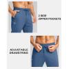 imageG Gradual Mens Fleece Joggers with Zipper Pockets Winter Warm Pants Water Resistant Athletic Workout Gym Sweatpants for MenSlate Blue