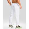 imageG Gradual Mens Fleece Joggers with Zipper Pockets Winter Warm Pants Water Resistant Athletic Workout Gym Sweatpants for MenWhite