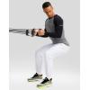 imageG Gradual Mens Fleece Joggers with Zipper Pockets Winter Warm Pants Water Resistant Athletic Workout Gym Sweatpants for MenWhite