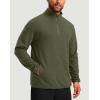 imageG Gradual Mens Quarter Zip Pullover Fleece with 2 Zipper Pockets Long Sleeve Golf Shirt Winter Athletic Sweater LightweightArmy Green