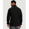 imageG Gradual Mens Quarter Zip Pullover Fleece with 2 Zipper Pockets Long Sleeve Golf Shirt Winter Athletic Sweater LightweightBlack