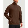 imageG Gradual Mens Quarter Zip Pullover Fleece with 2 Zipper Pockets Long Sleeve Golf Shirt Winter Athletic Sweater LightweightBrown