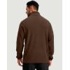imageG Gradual Mens Quarter Zip Pullover Fleece with 2 Zipper Pockets Long Sleeve Golf Shirt Winter Athletic Sweater LightweightBrown