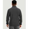 imageG Gradual Mens Quarter Zip Pullover Fleece with 2 Zipper Pockets Long Sleeve Golf Shirt Winter Athletic Sweater LightweightDark Grey