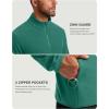 imageG Gradual Mens Quarter Zip Pullover Fleece with 2 Zipper Pockets Long Sleeve Golf Shirt Winter Athletic Sweater LightweightForest Green