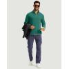 imageG Gradual Mens Quarter Zip Pullover Fleece with 2 Zipper Pockets Long Sleeve Golf Shirt Winter Athletic Sweater LightweightForest Green