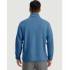 imageG Gradual Mens Quarter Zip Pullover Fleece with 2 Zipper Pockets Long Sleeve Golf Shirt Winter Athletic Sweater LightweightHeather Sky Blue