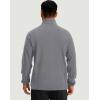 imageG Gradual Mens Quarter Zip Pullover Fleece with 2 Zipper Pockets Long Sleeve Golf Shirt Winter Athletic Sweater LightweightLight Grey