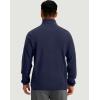 imageG Gradual Mens Quarter Zip Pullover Fleece with 2 Zipper Pockets Long Sleeve Golf Shirt Winter Athletic Sweater LightweightNavy Blue