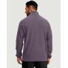 imageG Gradual Mens Quarter Zip Pullover Fleece with 2 Zipper Pockets Long Sleeve Golf Shirt Winter Athletic Sweater LightweightPurple Taro