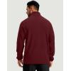 imageG Gradual Mens Quarter Zip Pullover Fleece with 2 Zipper Pockets Long Sleeve Golf Shirt Winter Athletic Sweater LightweightWine