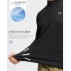 imageG Gradual Mens Running Shirts Long Sleeve Athletic Shirt Lightweight Quick Dry Quarter Zip Pullover for Men Workout Gym GolfBlack